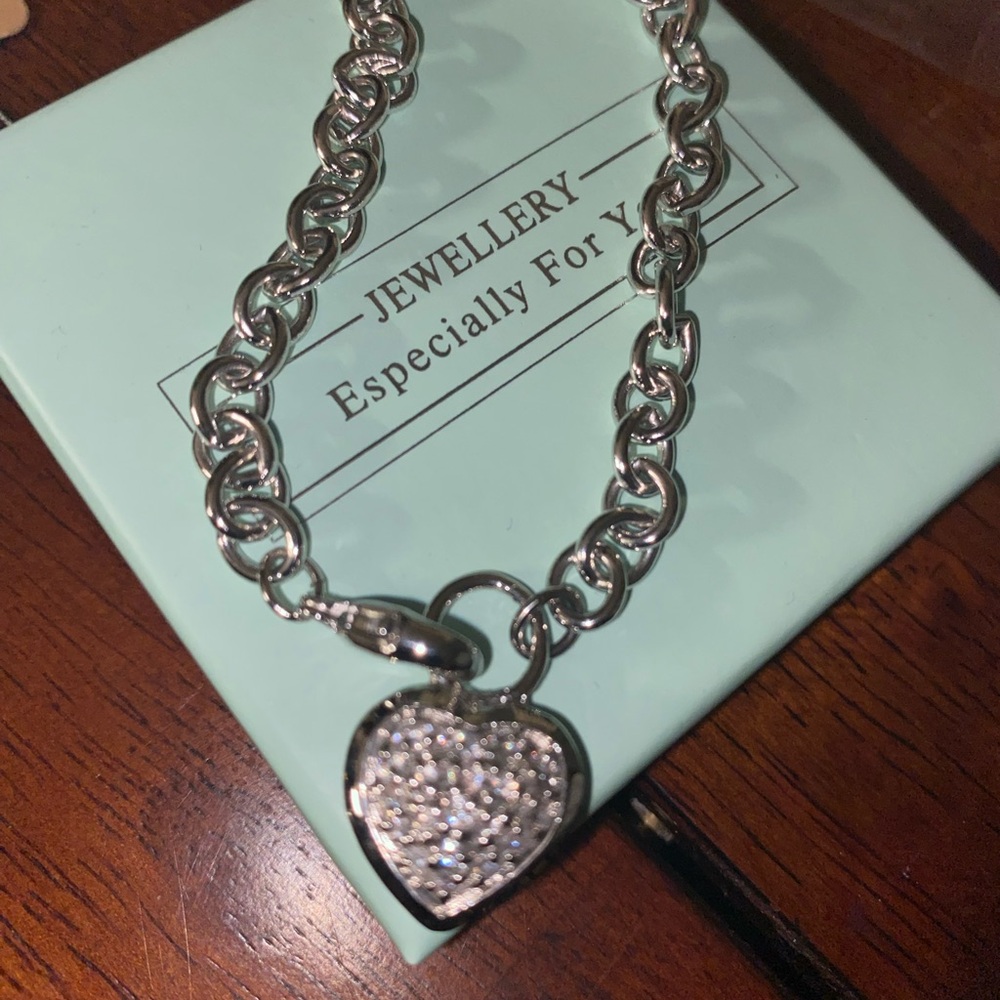 .925 Silver Heart bracelet